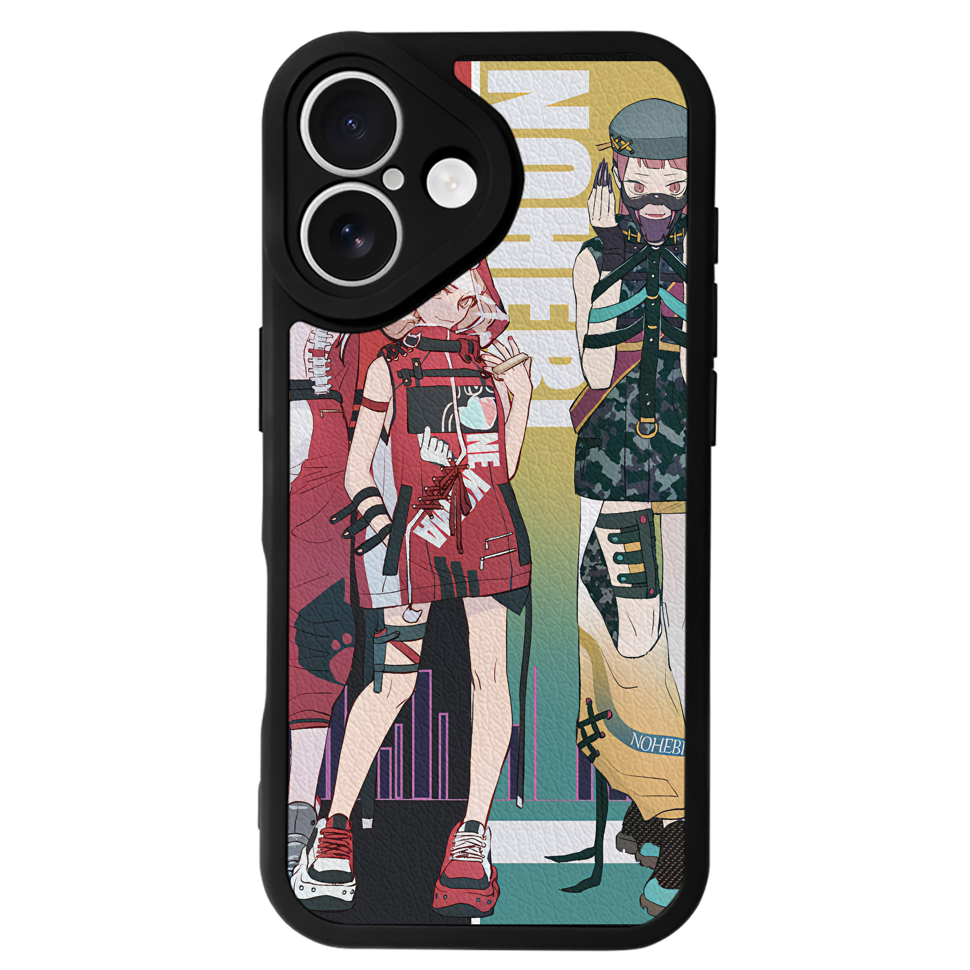（画像用） ハイキュー!! Haikyu!! 【iPhone 16シリーズ対応】シリコンスマホケース（レザー調） 材質：シリコン